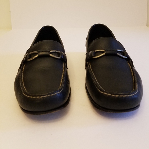 H.S. Trask Men\'s Slip on Penny Loafers Black Size 9.5 W Made in Brazil main image 9